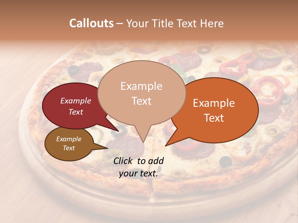 Gluten Free Pizza Dough PowerPoint Template