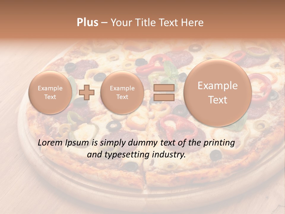 Gluten Free Pizza Dough PowerPoint Template