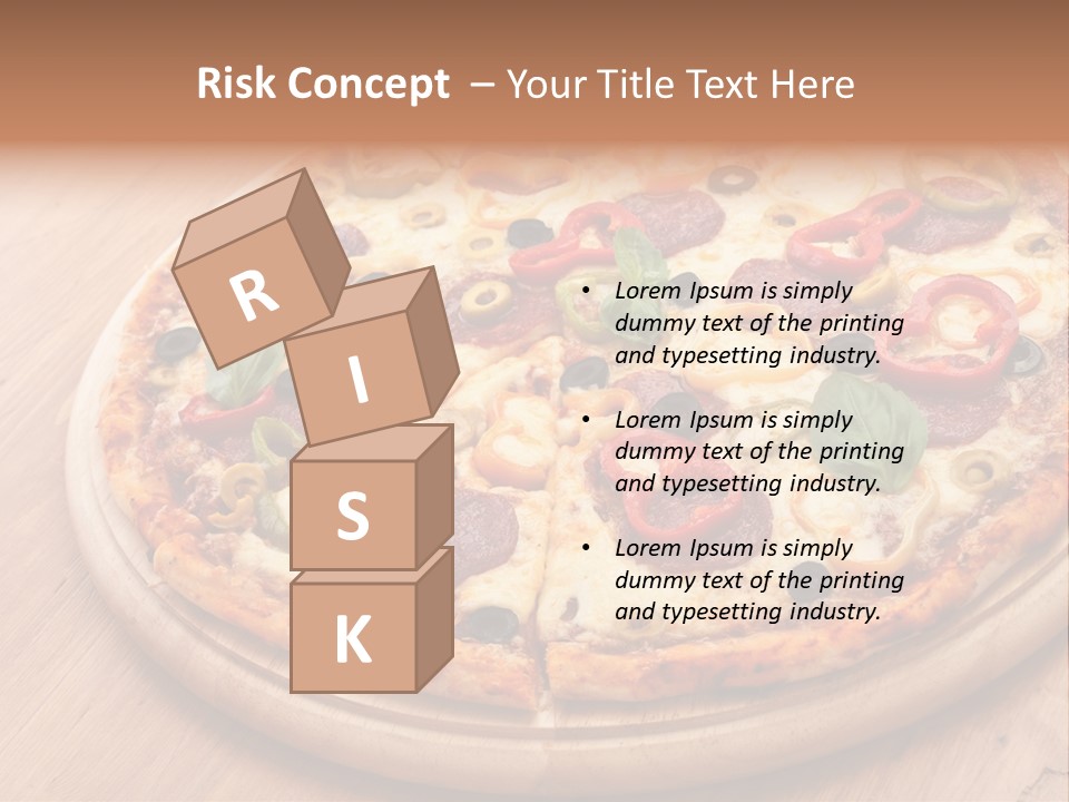 Gluten Free Pizza Dough PowerPoint Template