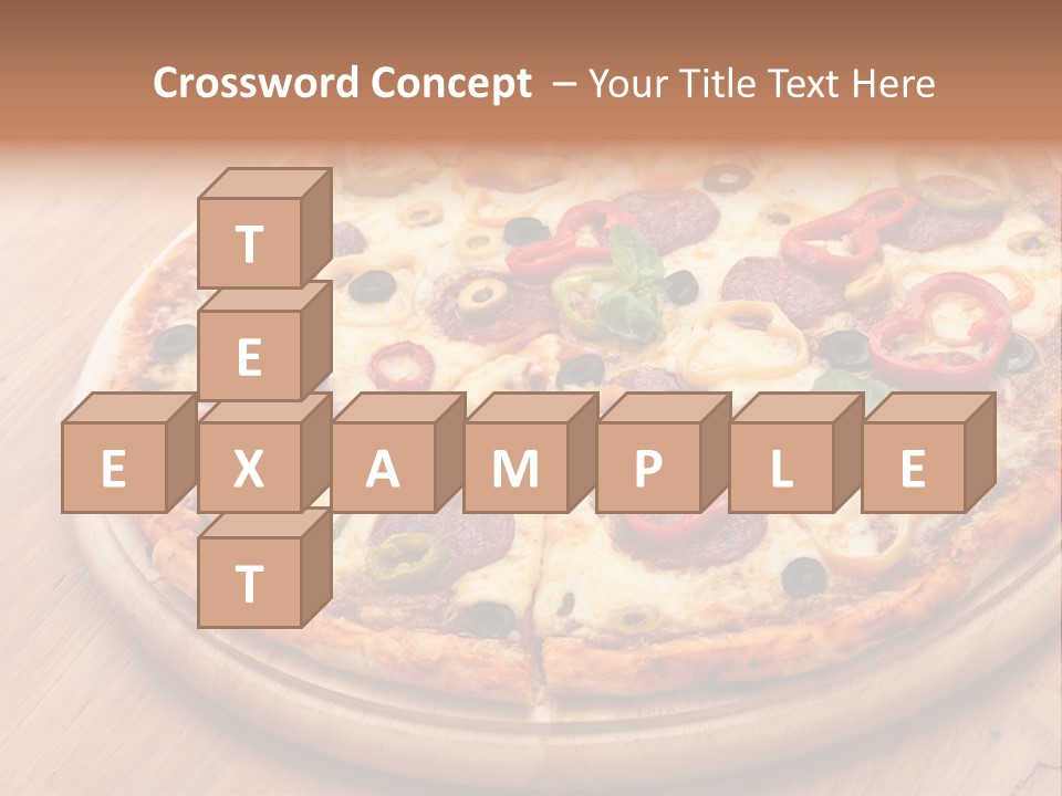 Gluten Free Pizza Dough PowerPoint Template