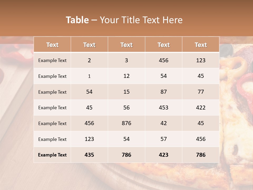Da Luigi Lübeck PowerPoint Template