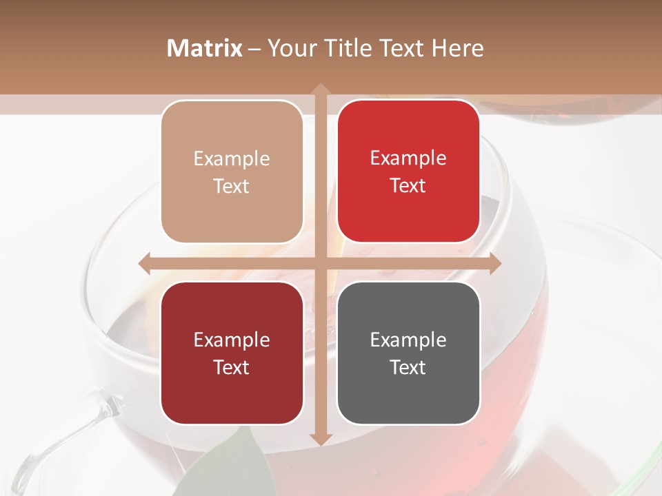 Pouring Tea PowerPoint Template