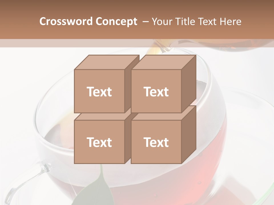 Pouring Tea PowerPoint Template