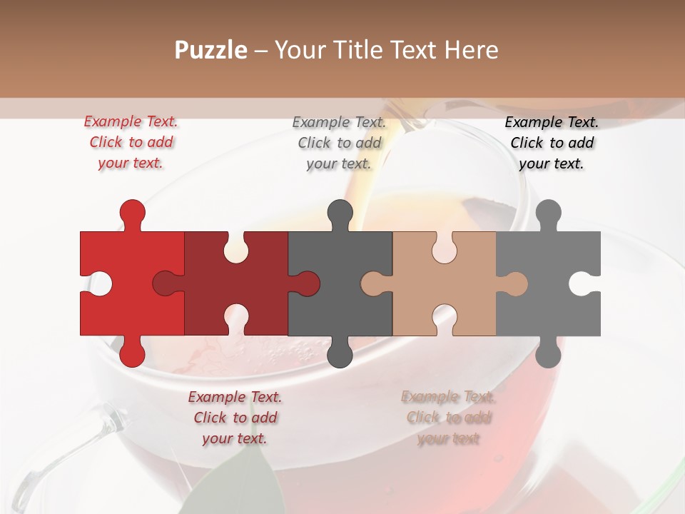 Pouring Tea PowerPoint Template