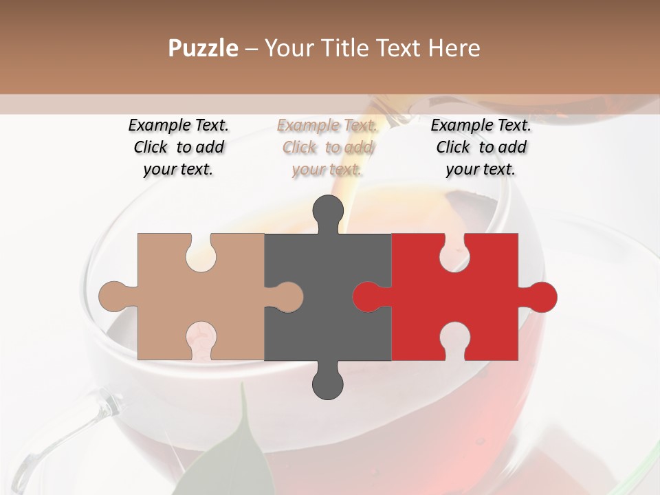 Pouring Tea PowerPoint Template