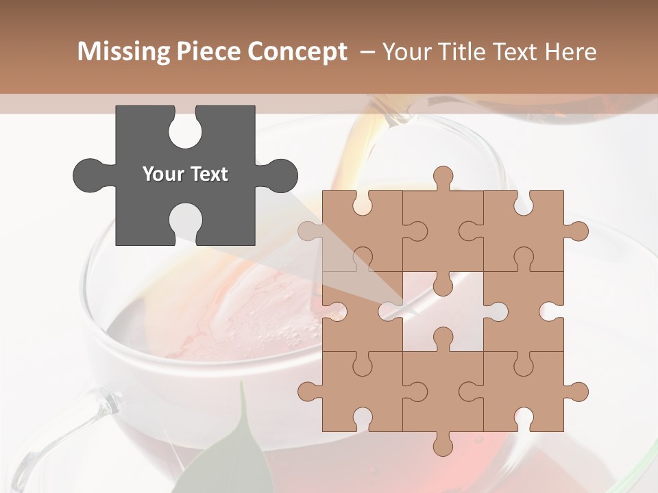 Pouring Tea PowerPoint Template