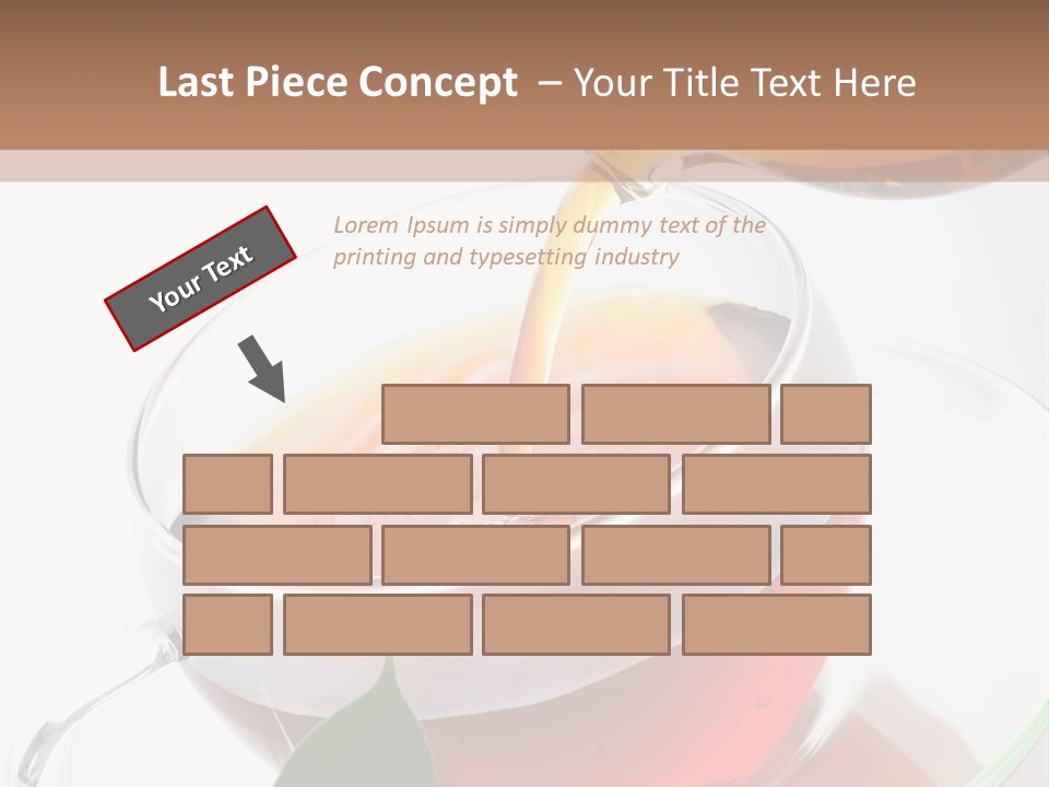 Pouring Tea PowerPoint Template