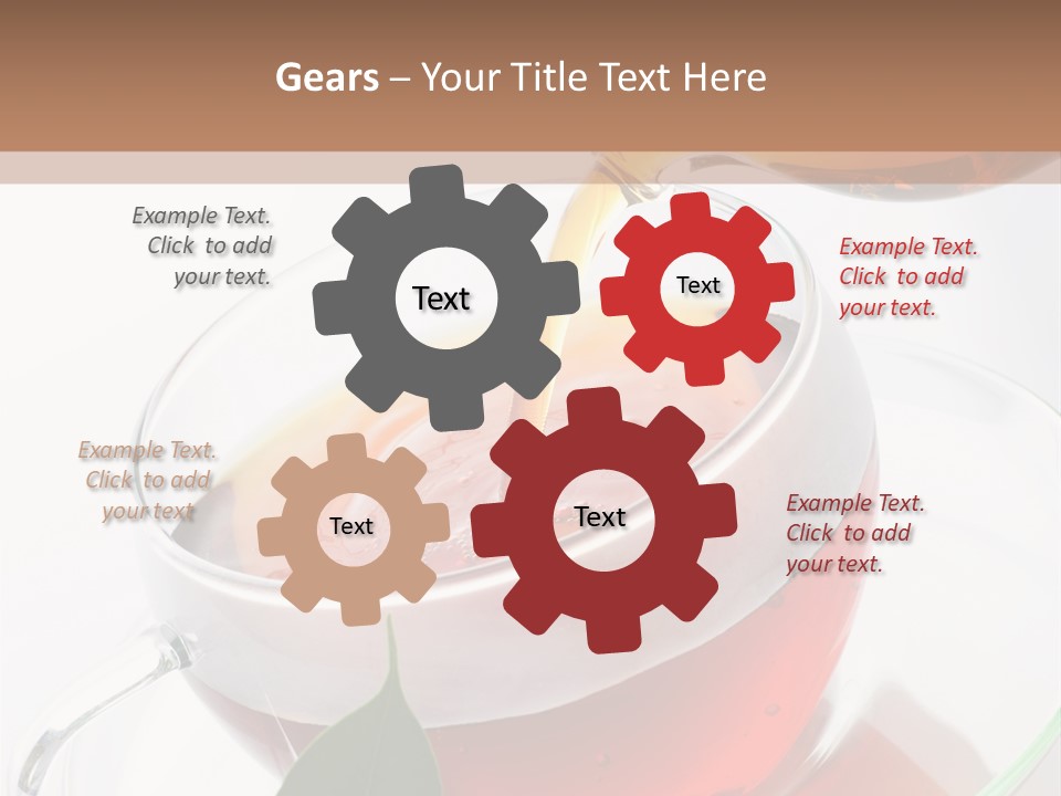 Pouring Tea PowerPoint Template