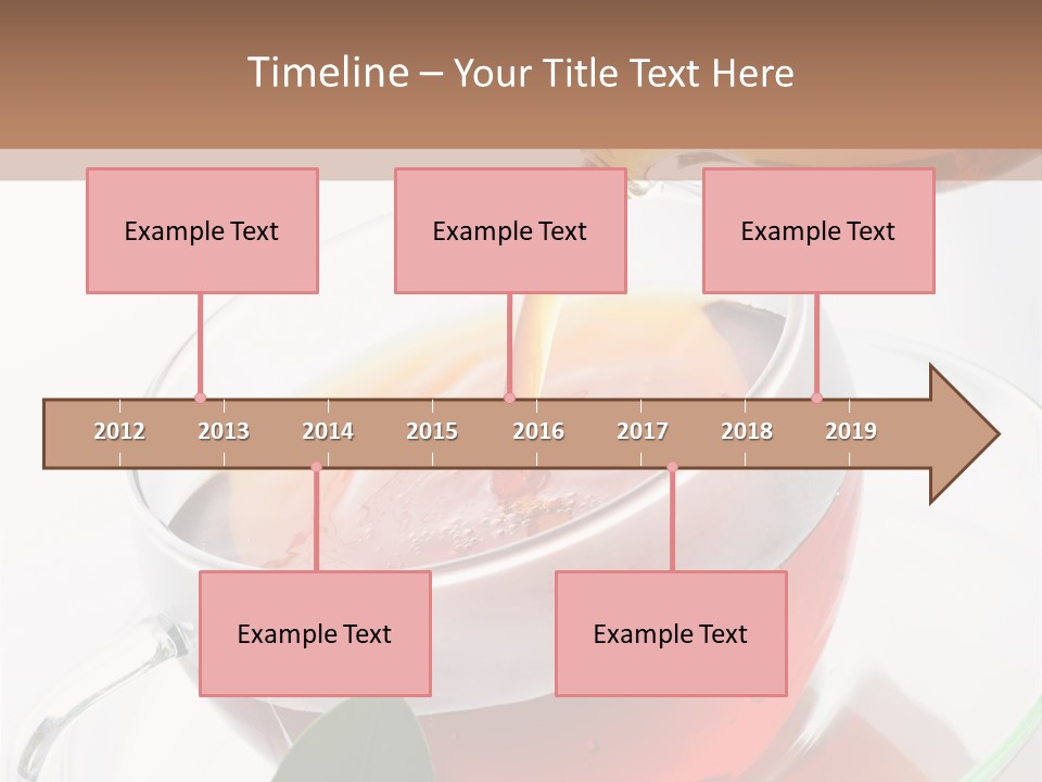 Pouring Tea PowerPoint Template