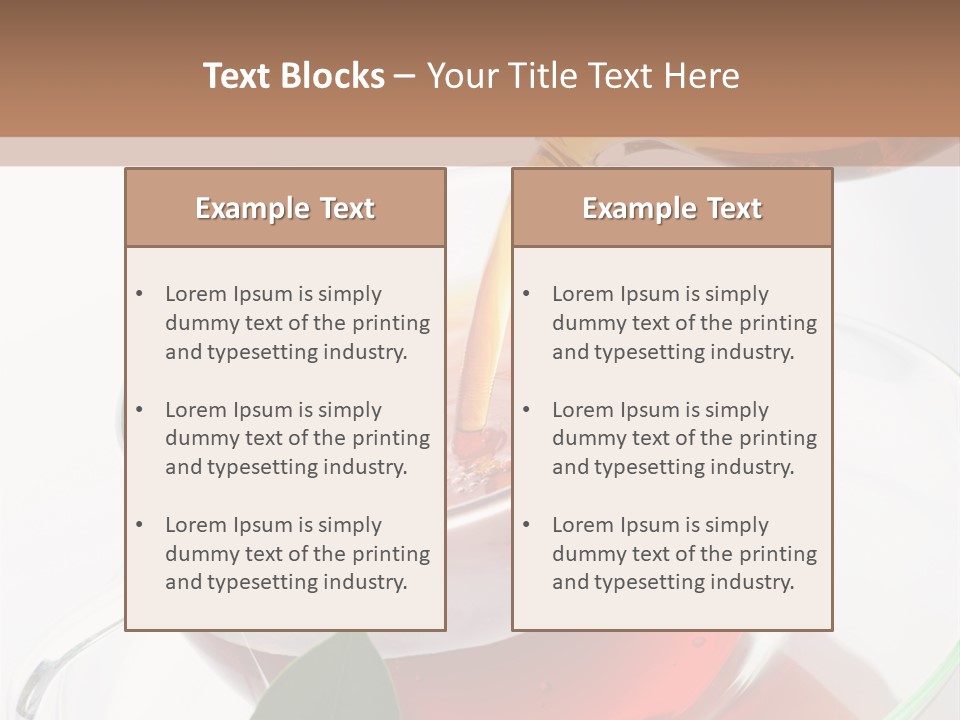 Pouring Tea PowerPoint Template