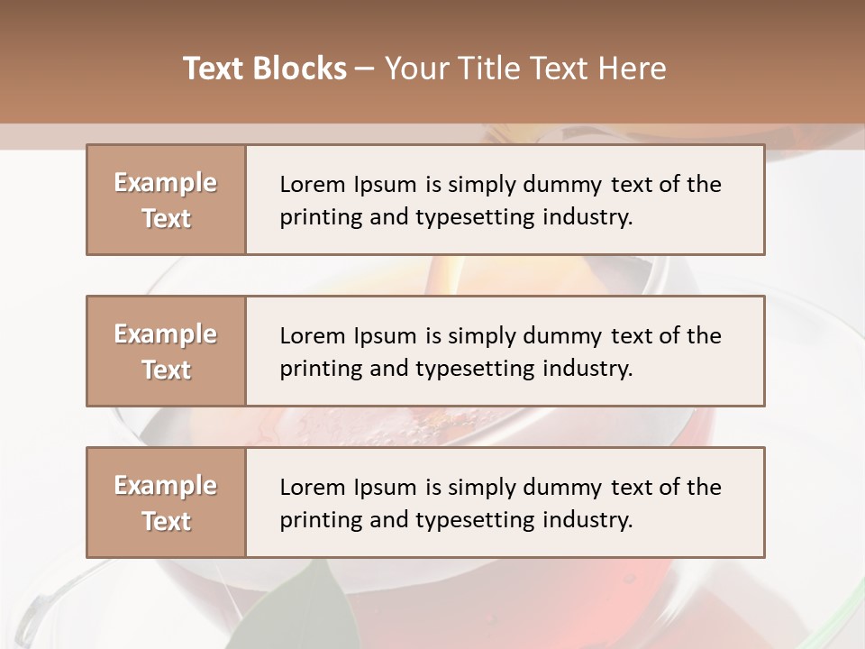 Pouring Tea PowerPoint Template