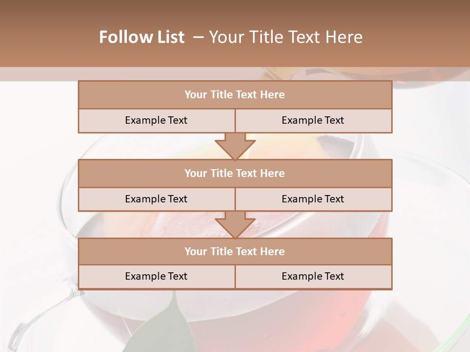 Pouring Tea PowerPoint Template