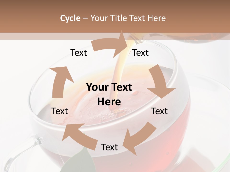 Pouring Tea PowerPoint Template
