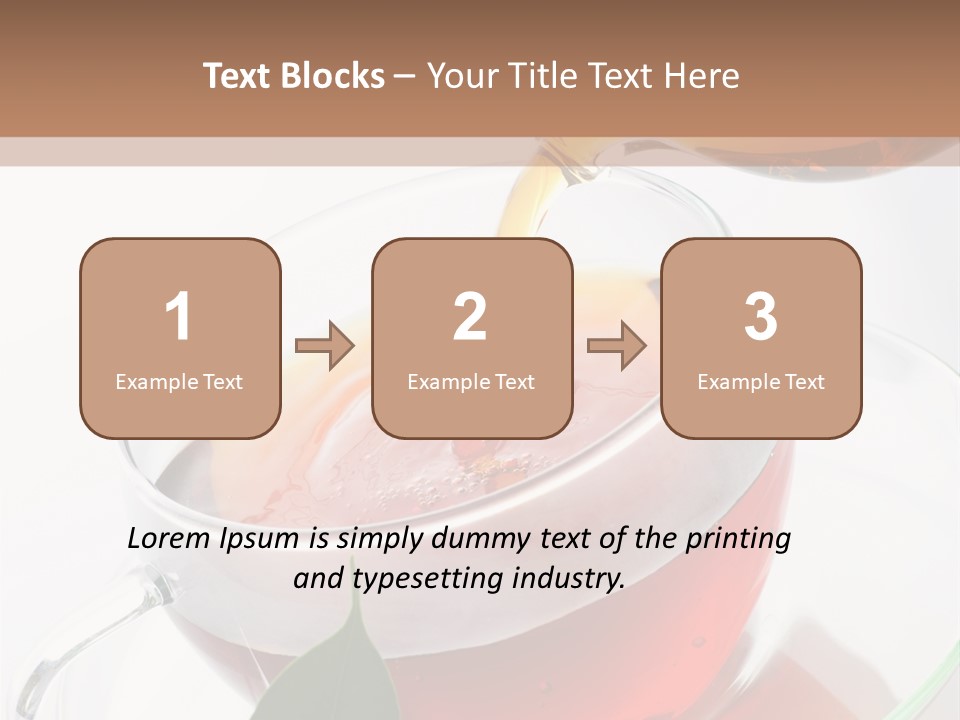 Pouring Tea PowerPoint Template