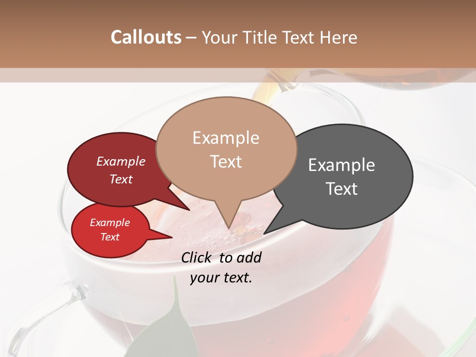 Pouring Tea PowerPoint Template