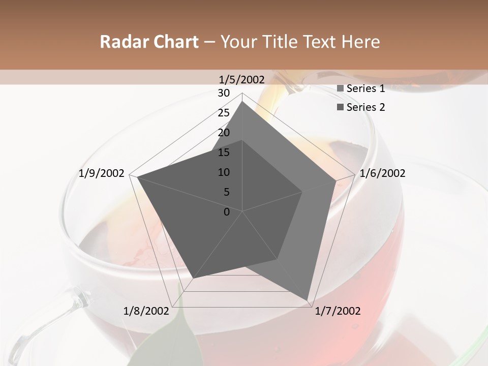 Pouring Tea PowerPoint Template