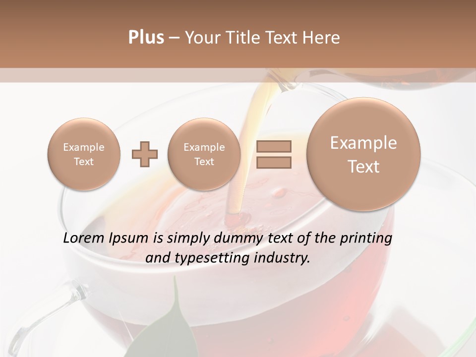 Pouring Tea PowerPoint Template