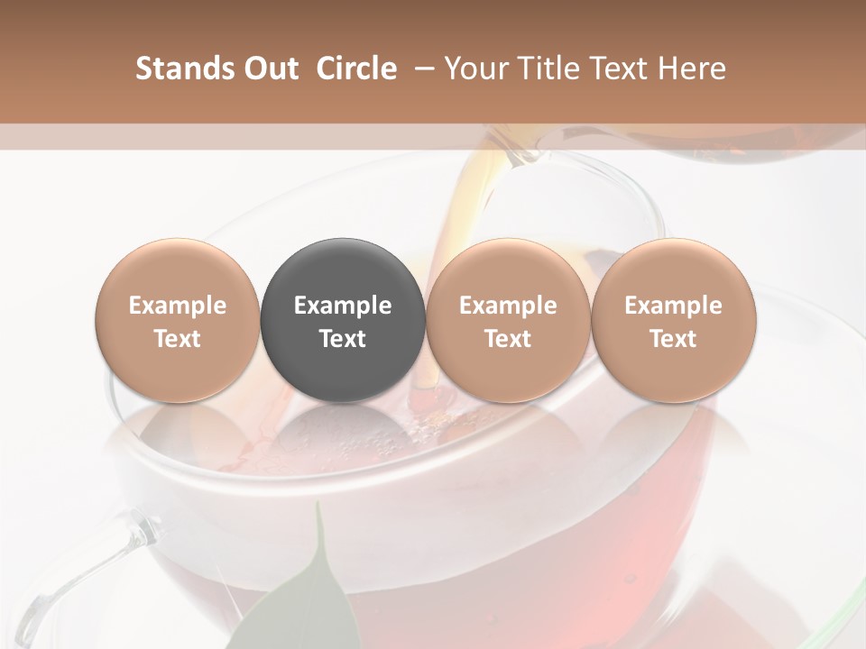 Pouring Tea PowerPoint Template