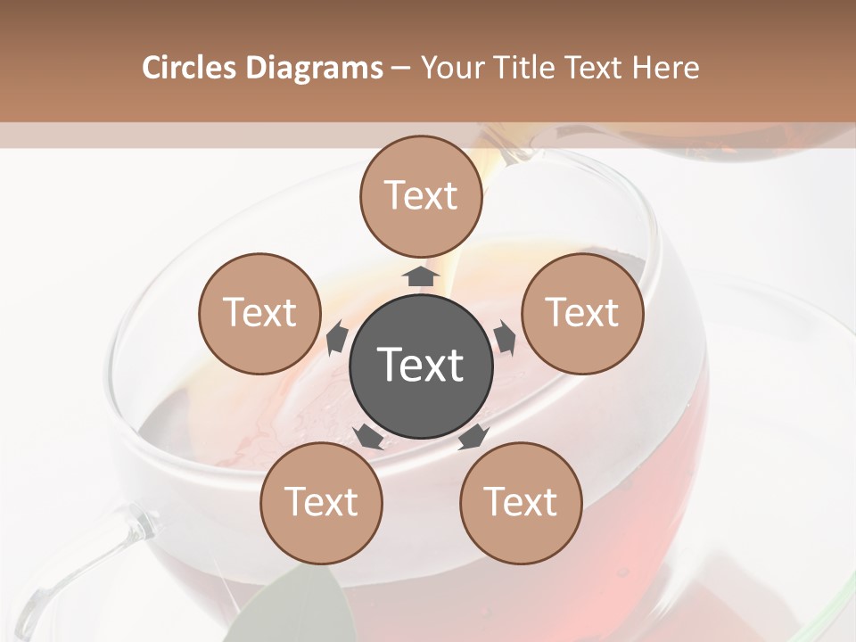 Pouring Tea PowerPoint Template