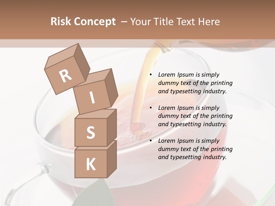 Pouring Tea PowerPoint Template