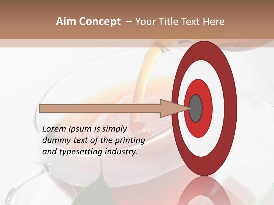 Pouring Tea PowerPoint Template