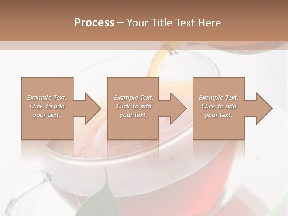 Pouring Tea PowerPoint Template