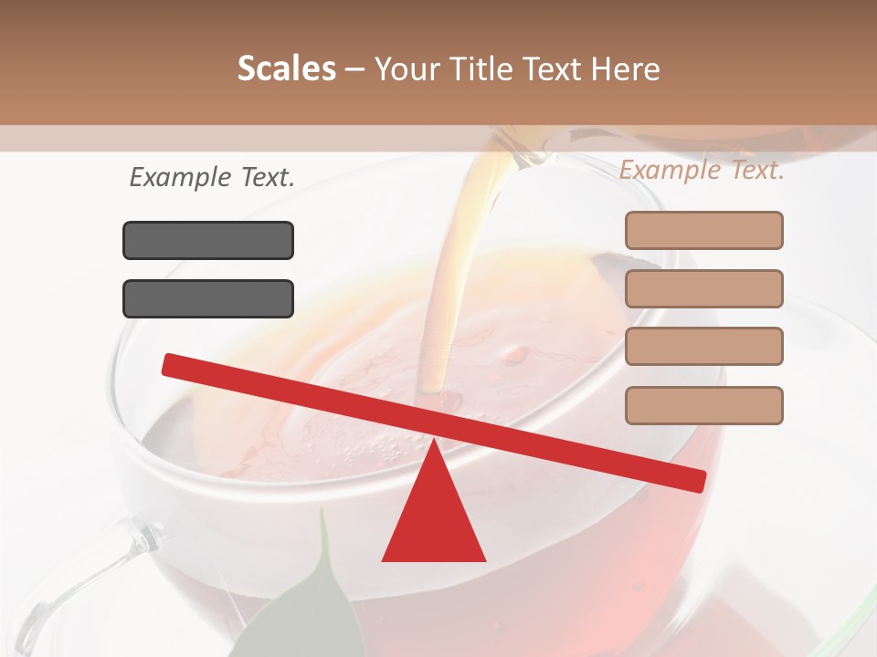 Pouring Tea PowerPoint Template