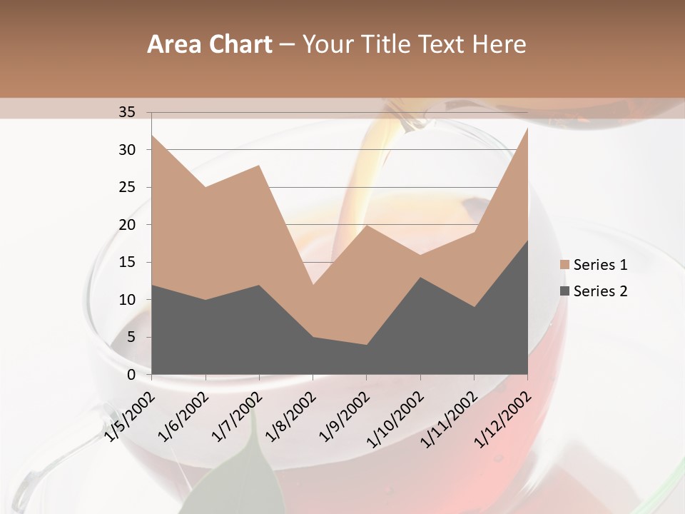 Pouring Tea PowerPoint Template