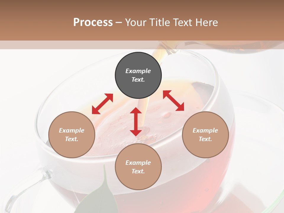 Pouring Tea PowerPoint Template