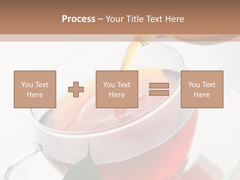 Pouring Tea PowerPoint Template