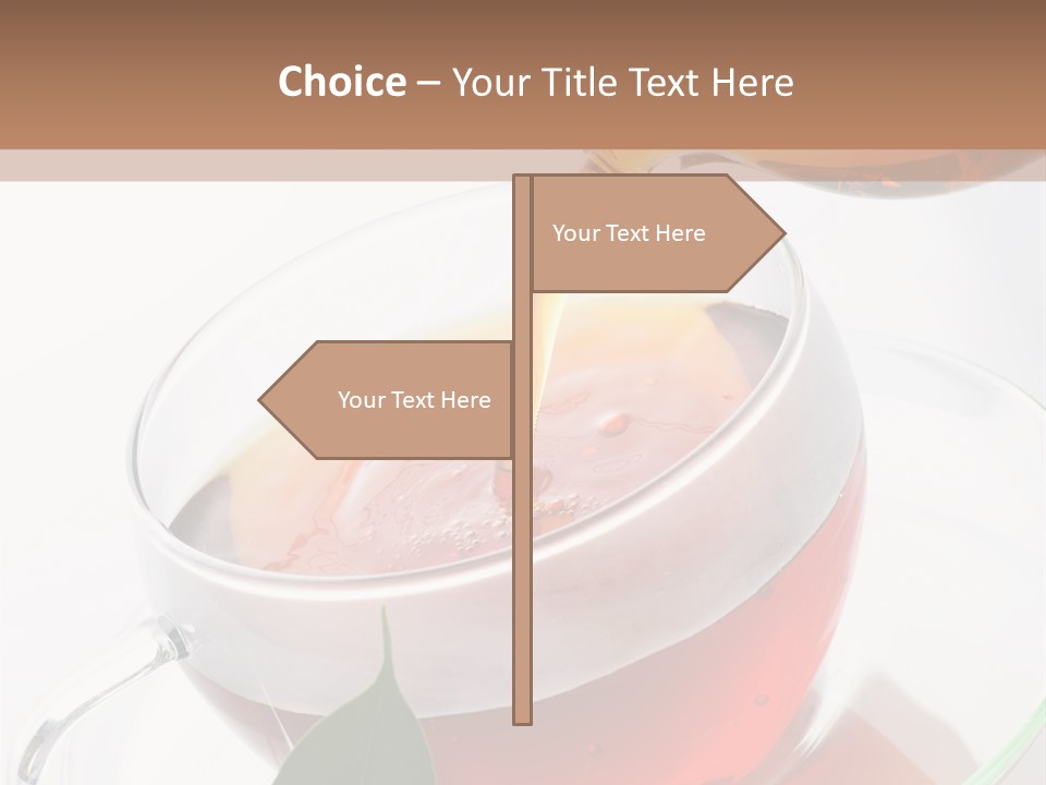 Pouring Tea PowerPoint Template