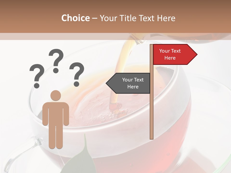 Pouring Tea PowerPoint Template