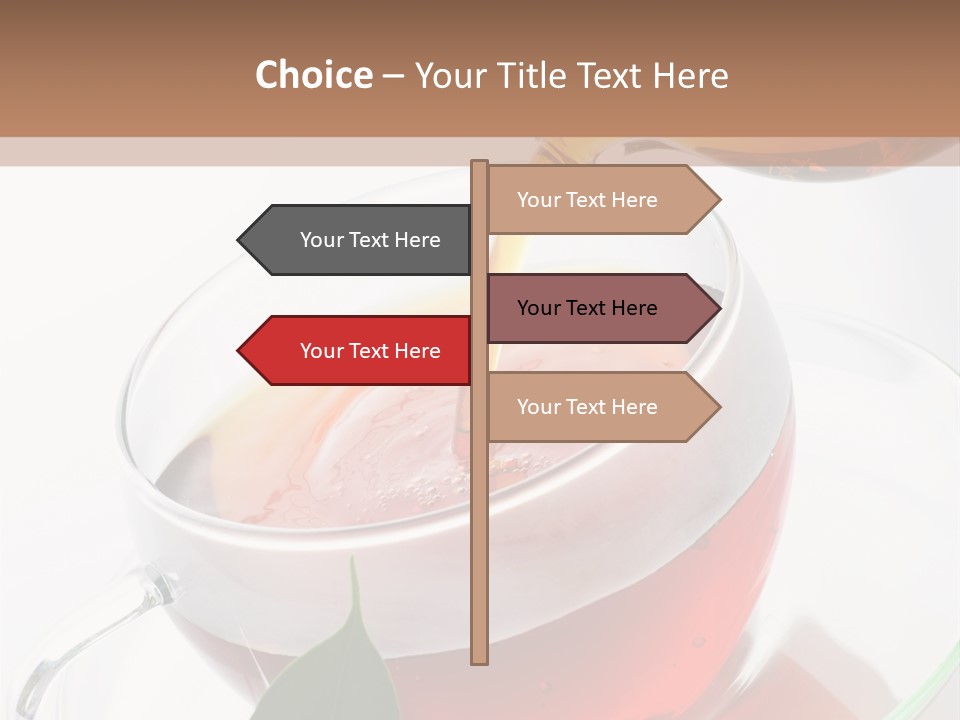 Pouring Tea PowerPoint Template