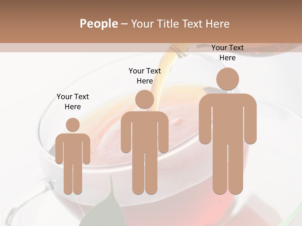 Pouring Tea PowerPoint Template