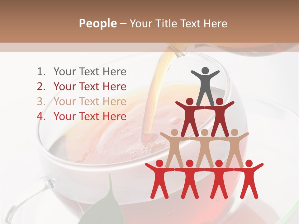 Pouring Tea PowerPoint Template