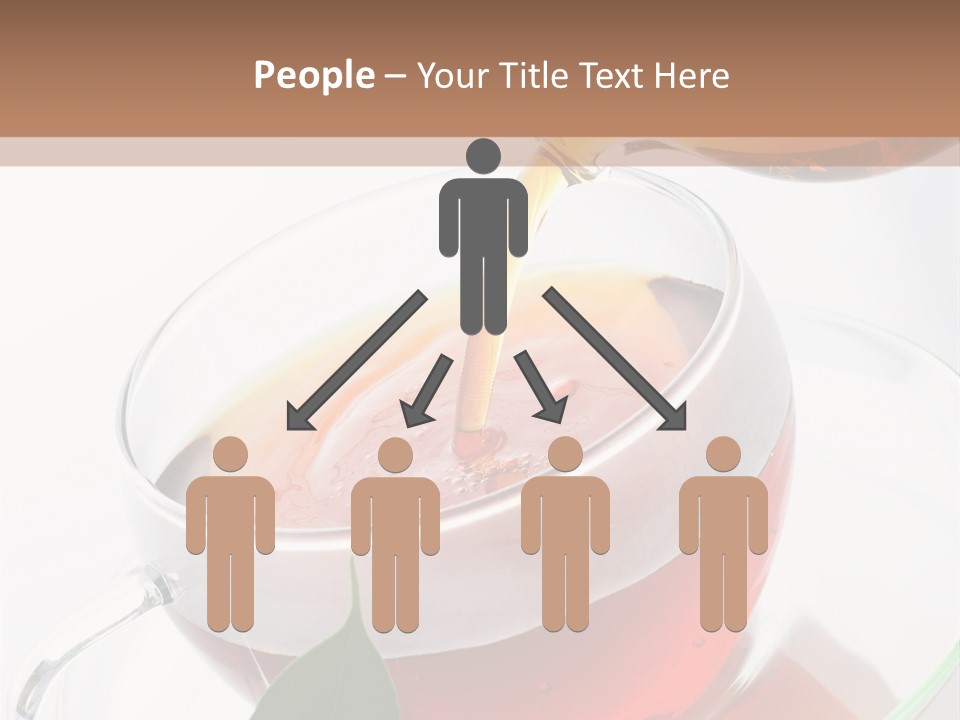 Pouring Tea PowerPoint Template