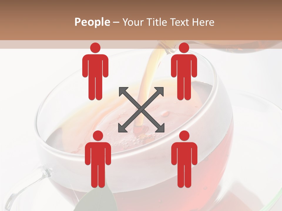 Pouring Tea PowerPoint Template