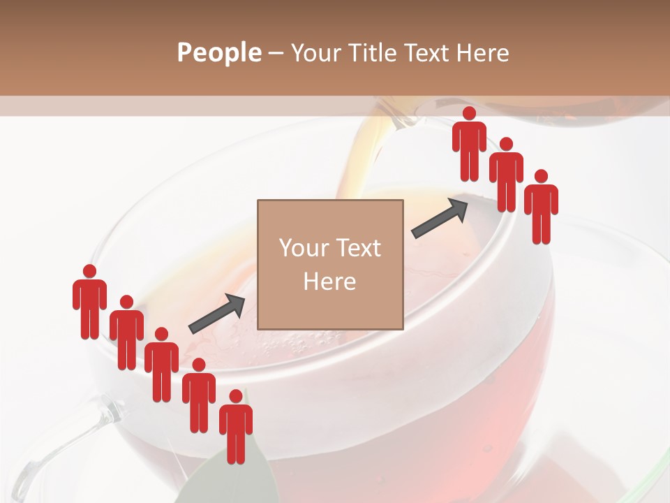 Pouring Tea PowerPoint Template