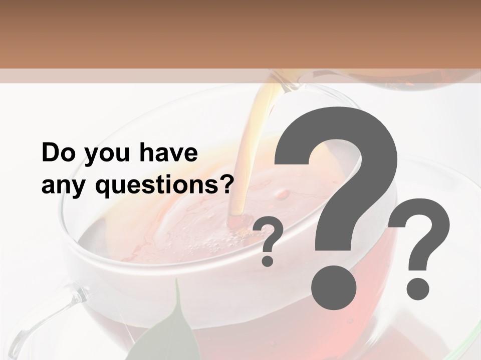 Pouring Tea PowerPoint Template