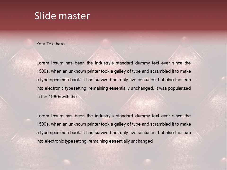 Chillout Lounge PowerPoint Template