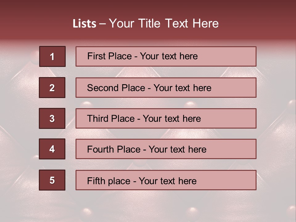 Chillout Lounge PowerPoint Template