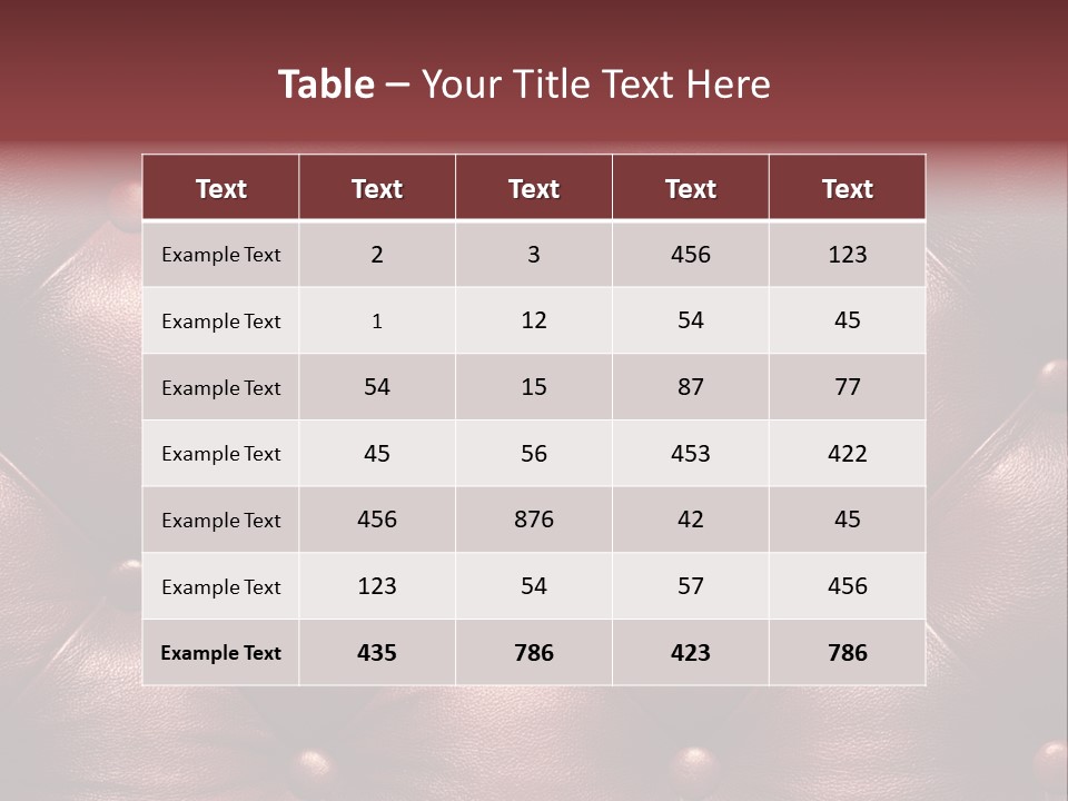Chillout Lounge PowerPoint Template