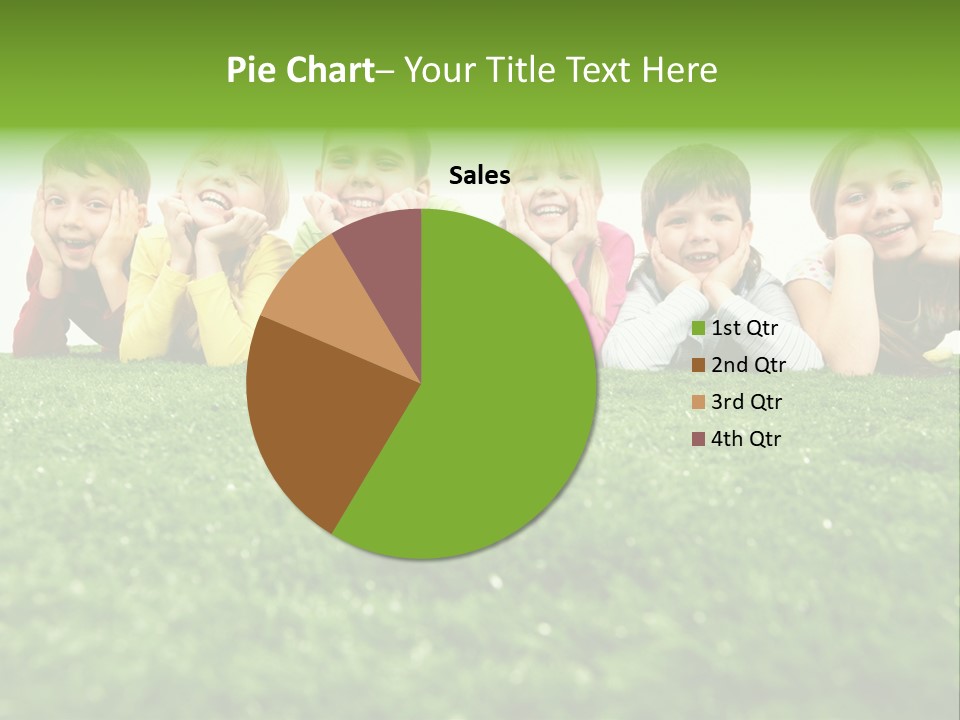 Happy Lying Adolescent PowerPoint Template