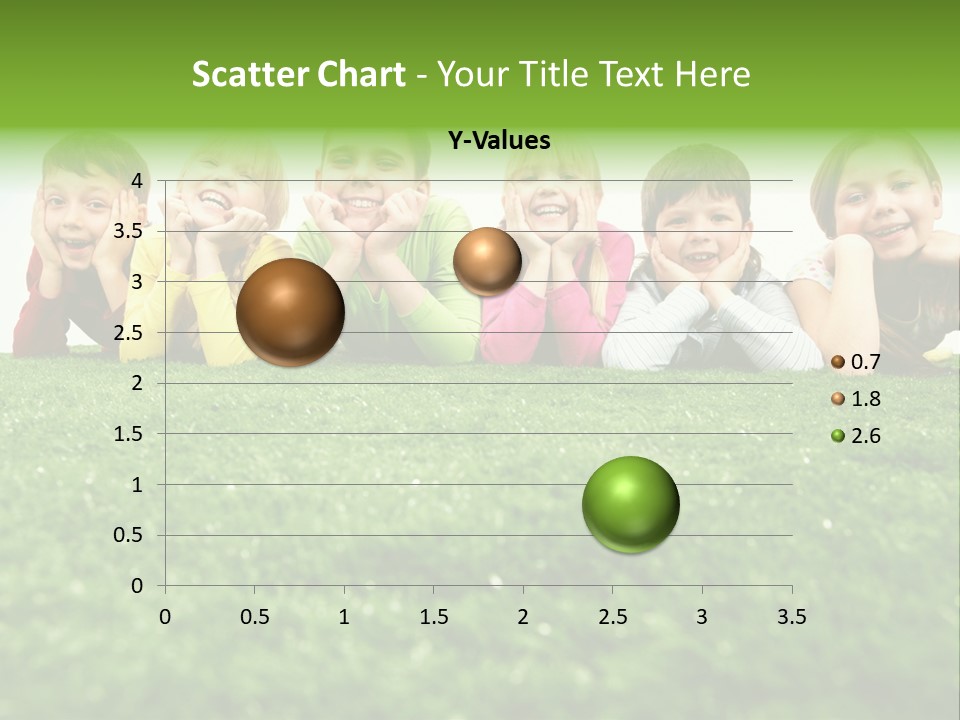 Happy Lying Adolescent PowerPoint Template