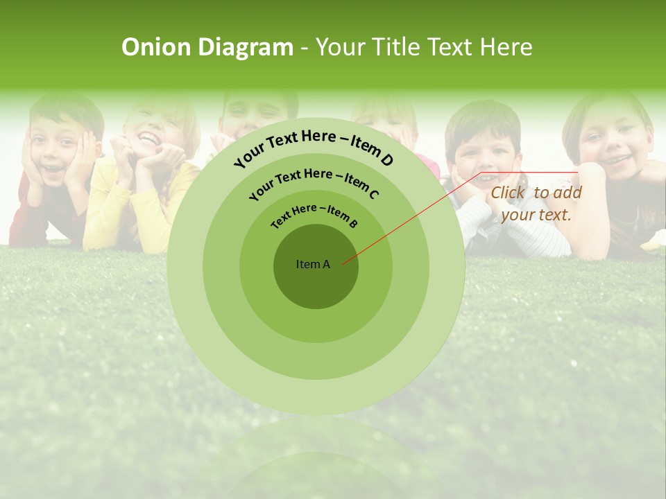 Happy Lying Adolescent PowerPoint Template