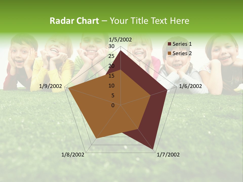 Happy Lying Adolescent PowerPoint Template