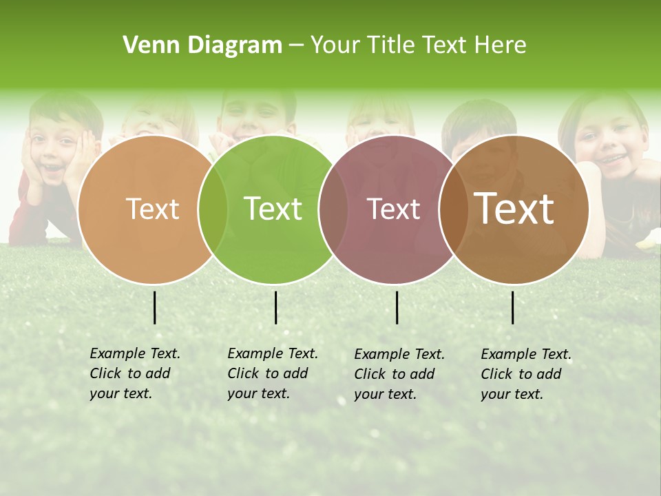 Happy Lying Adolescent PowerPoint Template