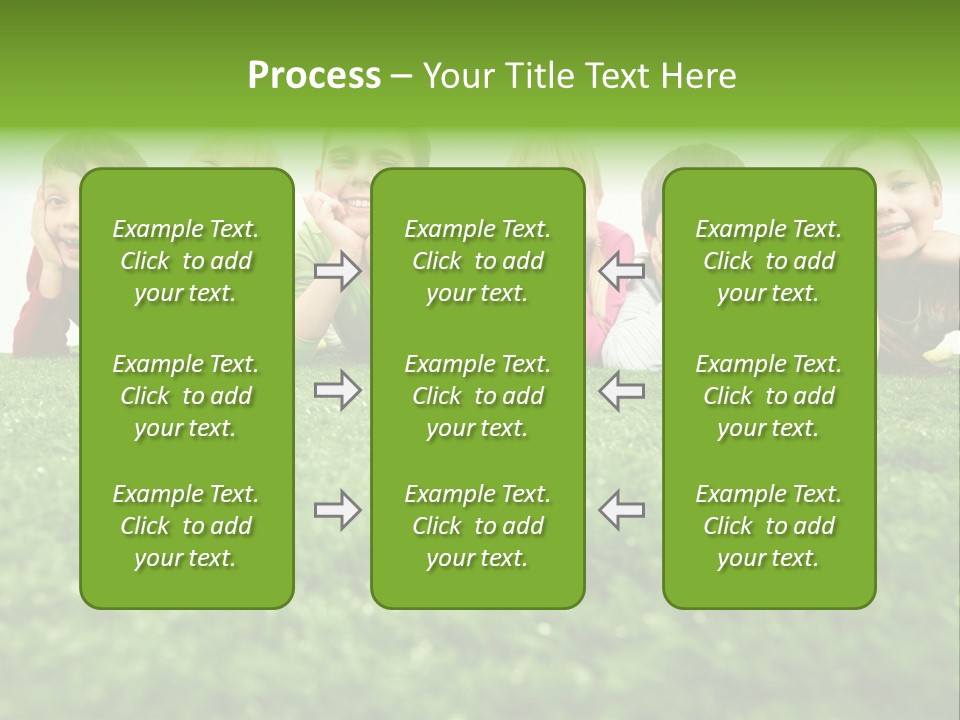 Happy Lying Adolescent PowerPoint Template