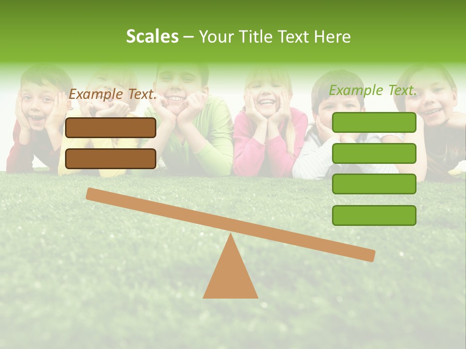 Happy Lying Adolescent PowerPoint Template