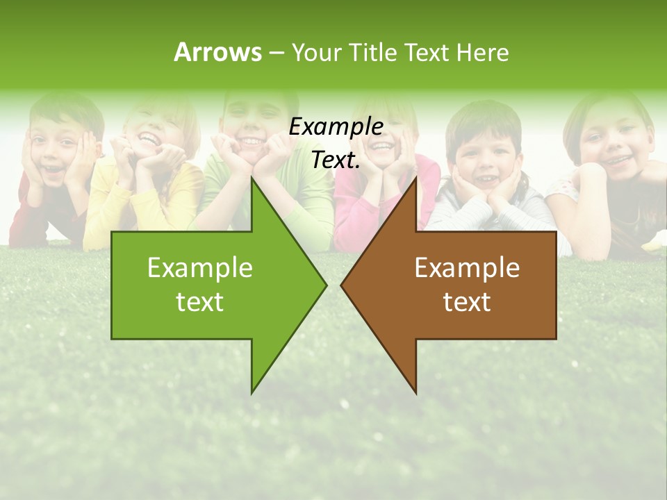 Happy Lying Adolescent PowerPoint Template